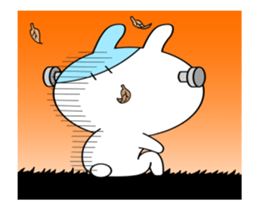 USANKEN of Franken rabbit which moves sticker #11939829