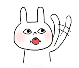 White Rabbit Momo-chan 2 sticker #11939844