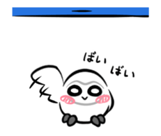 Stickers of movement of Shiro-kun sticker #11940160