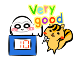 Stickers of movement of Shiro-kun sticker #11940168