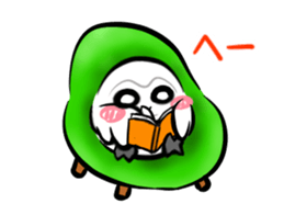 Stickers of movement of Shiro-kun sticker #11940175