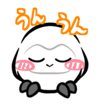 Stickers of movement of Shiro-kun sticker #11940178