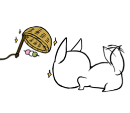 Small Gluttonous Rabbit sticker #11941201