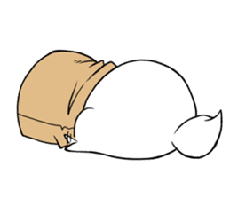 Small Gluttonous Rabbit sticker #11941202