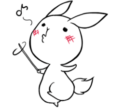 Small Gluttonous Rabbit sticker #11941206