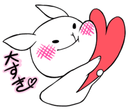 Small Gluttonous Rabbit sticker #11941207