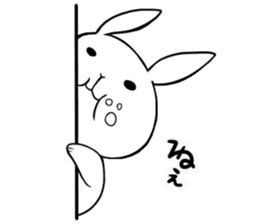 Small Gluttonous Rabbit sticker #11941208