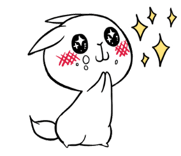 Small Gluttonous Rabbit sticker #11941213