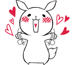 Small Gluttonous Rabbit sticker #11941216