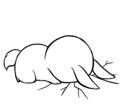 Small Gluttonous Rabbit sticker #11941217