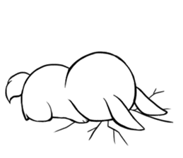 Small Gluttonous Rabbit sticker #11941217