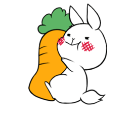 Small Gluttonous Rabbit sticker #11941220