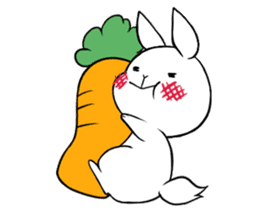 Small Gluttonous Rabbit sticker #11941220