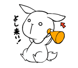 Small Gluttonous Rabbit sticker #11941226