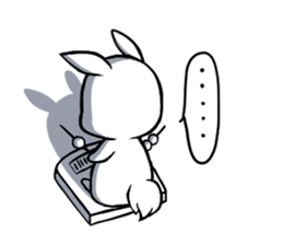 Small Gluttonous Rabbit sticker #11941229