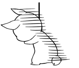 Small Gluttonous Rabbit sticker #11941235