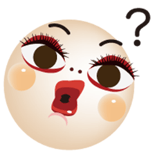 chattering with funny face Japanese Ver. sticker #11941400