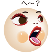 chattering with funny face Japanese Ver. sticker #11941401
