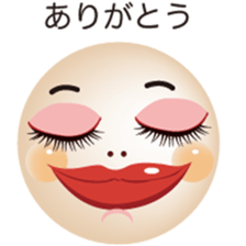 chattering with funny face Japanese Ver. sticker #11941413