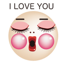 chattering with funny face Japanese Ver. sticker #11941414
