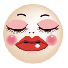 chattering with funny face Japanese Ver. sticker #11941437