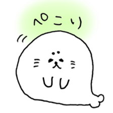 cute seal life sticker sticker #11942249