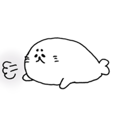 cute seal life sticker sticker #11942253