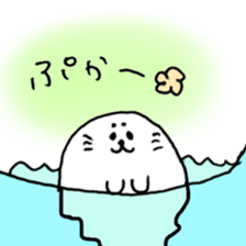 cute seal life sticker sticker #11942263