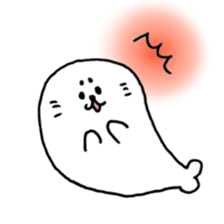 cute seal life sticker sticker #11942268