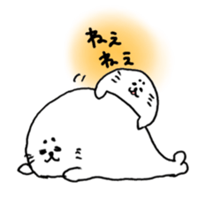 cute seal life sticker sticker #11942270