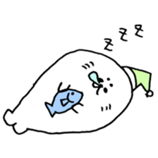 cute seal life sticker sticker #11942273