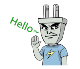 plug brother sticker #11942326