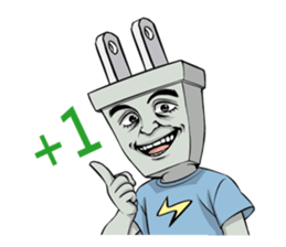 plug brother sticker #11942348