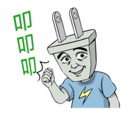 plug brother sticker #11942351