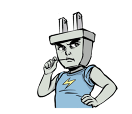 plug brother sticker #11942352