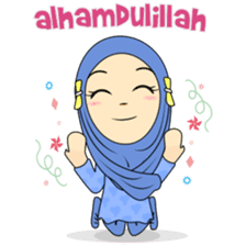 Cute Hijab sticker #11942480