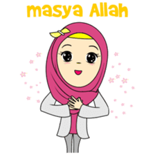 Cute Hijab sticker #11942483