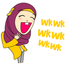 Cute Hijab sticker #11942493