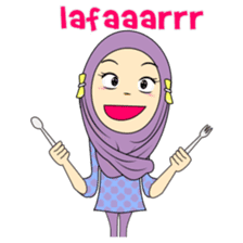 Cute Hijab sticker #11942498