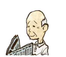 A Grandfather Called "Satoshi" sticker #11943322