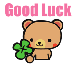 Baby bear 'Sato'(English) sticker #11943441