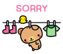 Baby bear 'Sato'(English) sticker #11943444