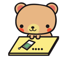 Baby bear 'Sato'(English) sticker #11943448