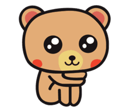Baby bear 'Sato'(English) sticker #11943458