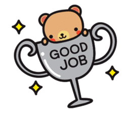 Baby bear 'Sato'(English) sticker #11943464