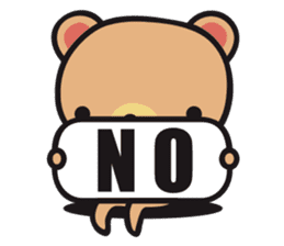 Baby bear 'Sato'(English) sticker #11943468