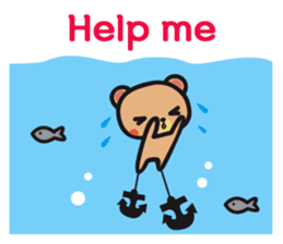 Baby bear 'Sato'(English) sticker #11943470
