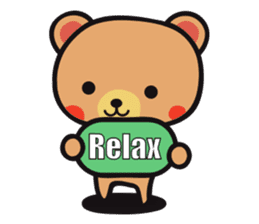 Baby bear 'Sato'(English) sticker #11943473