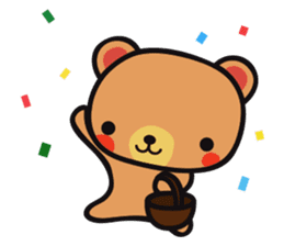 Baby bear 'Sato'(English) sticker #11943475