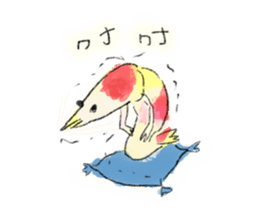 Shrimp covered sticker #11943527